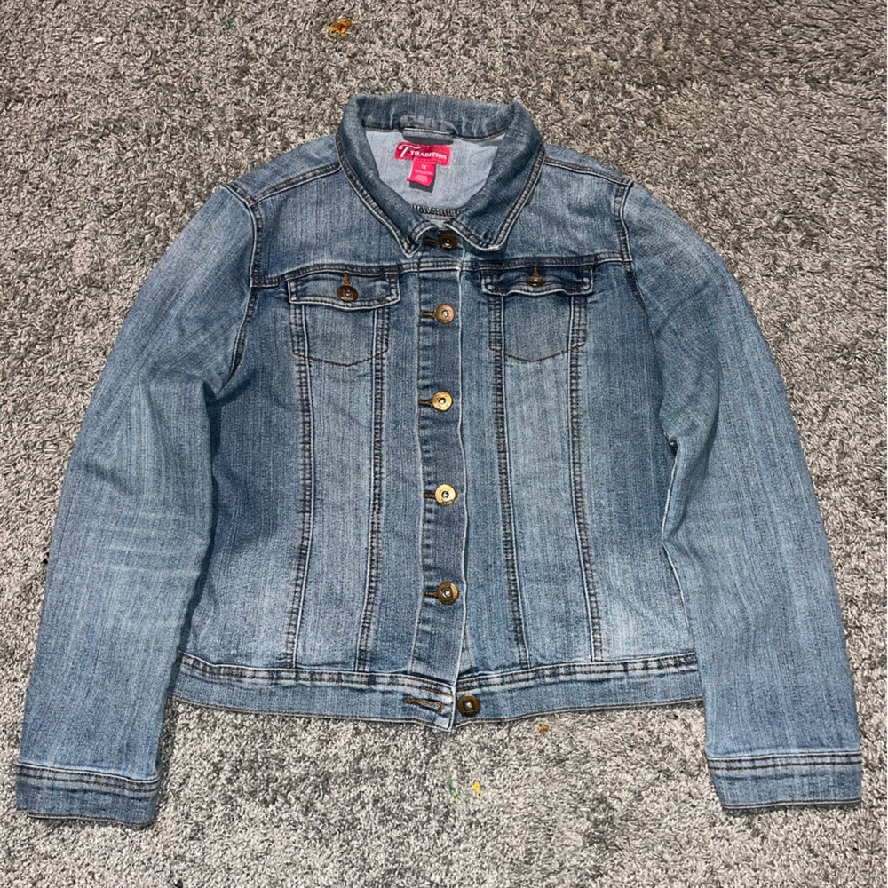 Blue Denim Jacket long sleeve